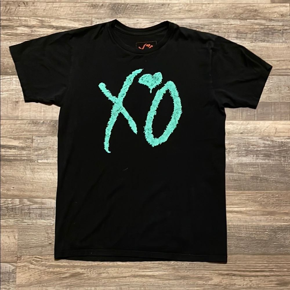 XOXO Black Glow in the dark tee! The Weeknd Starboy Merch! 🔥